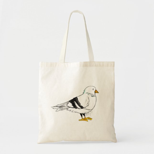 New York City NYC Pigeon Beach Seagull Gull Bird Tote Bag (Front)