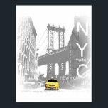 New York City Nyc Yellow Taxi Brooklyn Bridge Poster<br><div class="desc">New York City Nyc Yellow Taxi Brooklyn Bridge Pop Art Picture</div>