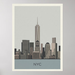 New York City One World Trade Centre Poster
