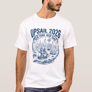 New York City OpSail Sailing Festival Event T-Shirt