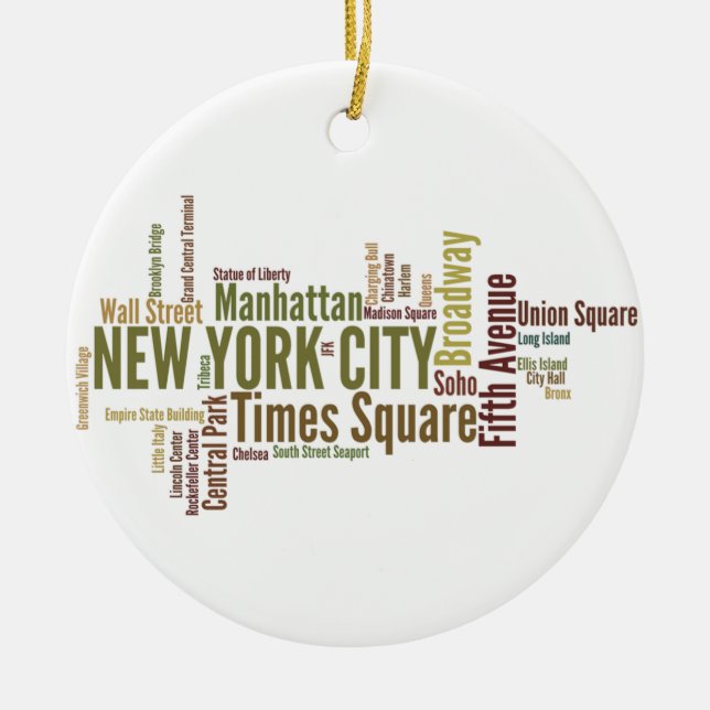 New York City Ornament (Front)