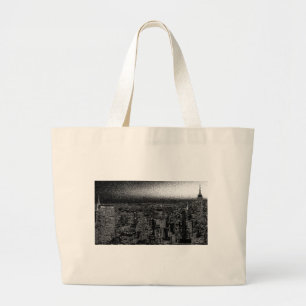 New York City Pop Art Large Tote Bag