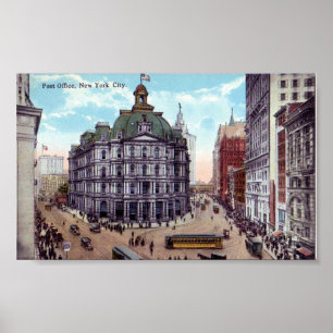 New York City, Post Office Poster