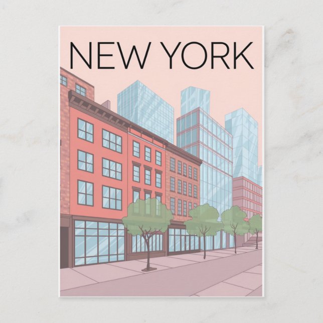 New York City Postcard (Front)