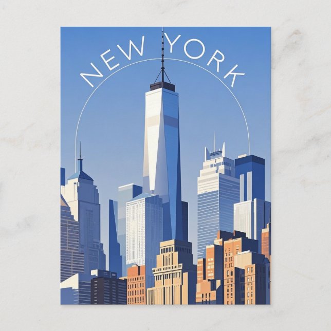 New York City Postcard (Front)