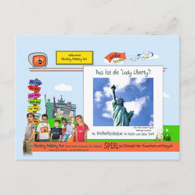 New York City Postcard (Front)