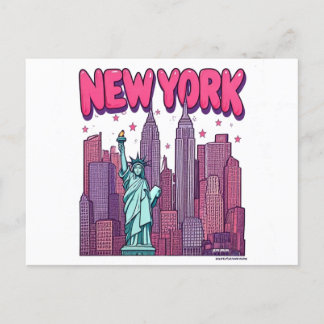 new york city postcart postcard