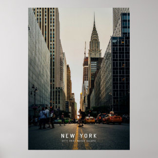 new york city poster, nyc skyline art, manhattan w poster