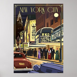 new york city poster, nyc skyline art, manhattan w poster