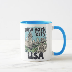 New York City Pride Cool Skyline Cute Mug