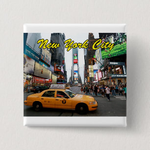 New York City Professional photo 15 Cm Square Badge