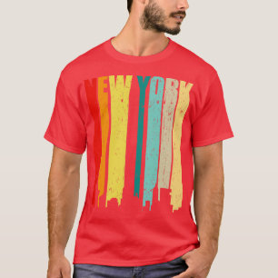 New York City Retro Skyline Gift T-Shirt