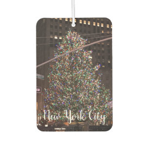 New York City Rockefeller Centre Christmas Tree Car Air Freshener