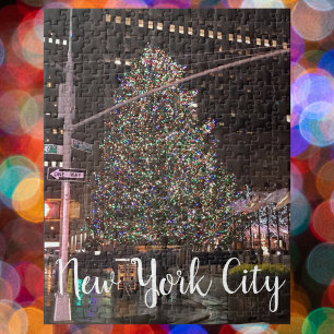 New York City Rockefeller Centre Christmas Tree Jigsaw Puzzle