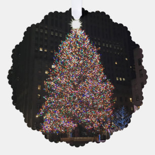 New York City Rockefeller Centre Christmas Tree Tree Decoration Card
