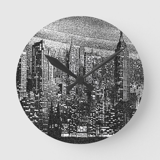 New York City Round Clock (Front)