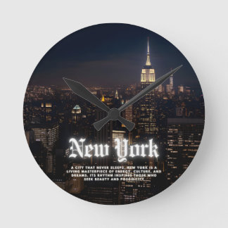 New York City Round Clock