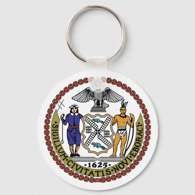 New York City Seal Key Ring (Front)