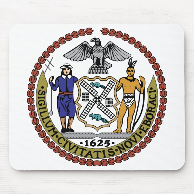 New York City Seal Mouse Pad (Front)