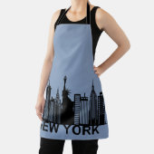 New York city silhouette Apron (Insitu)