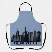 New York city silhouette Apron (Front)