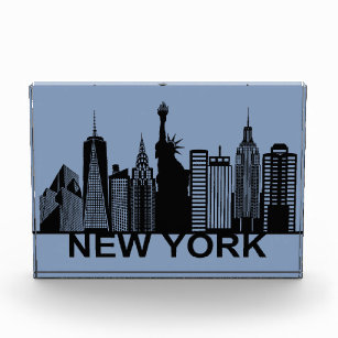 New York city silhouette Photo Block