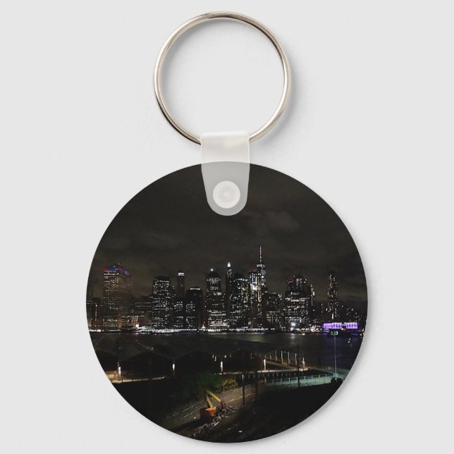 New York City Skyline #2 Keychain (Front)