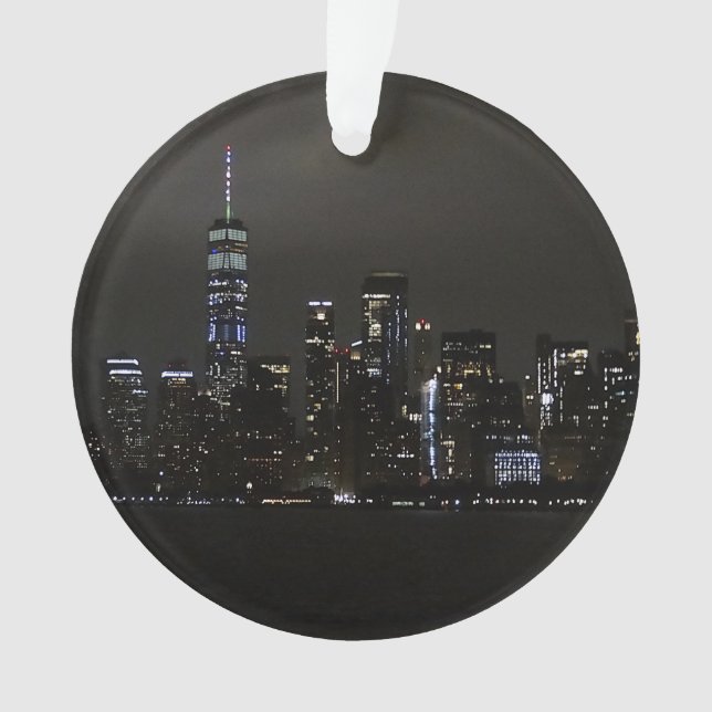 New York City Skyline #3 Ornament (Front)