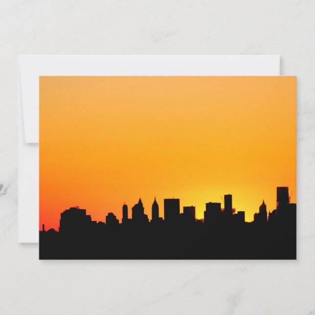 New York City Skyline at Sunset , Manhattan (Front)