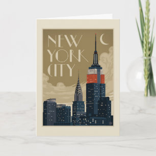 New York City Skyline Card