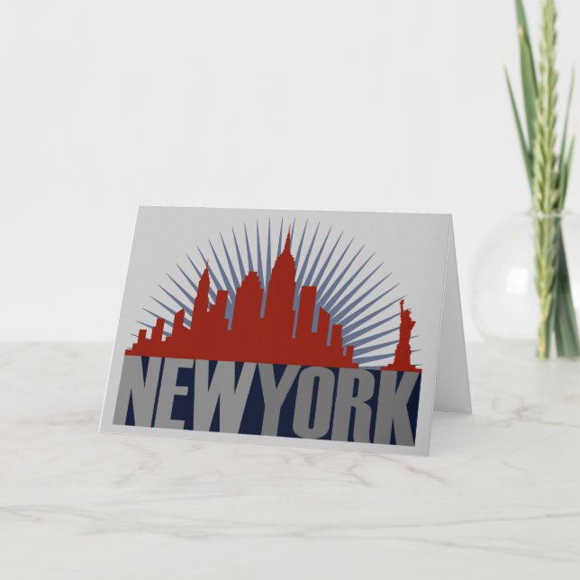 New York City Skyline Card (Front)