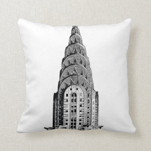 New York City Skyline: Chrysler Building Dome Cushion