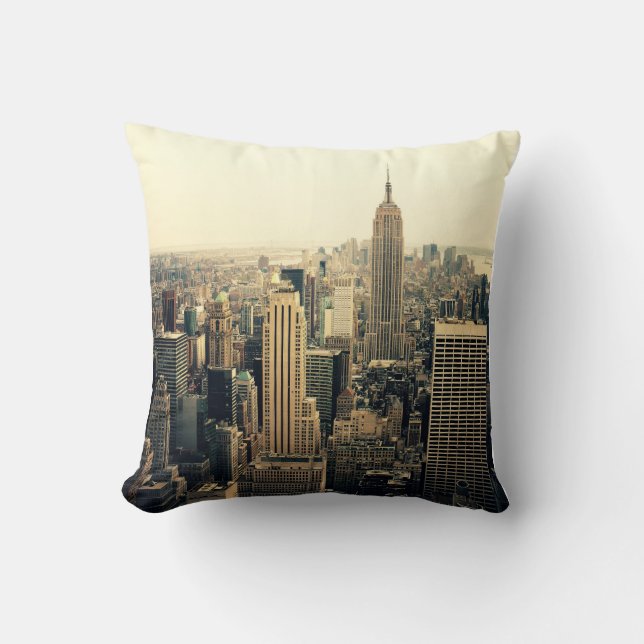 New York City Skyline Cushion (Front)