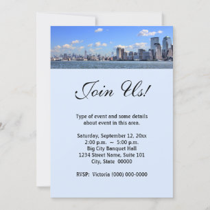 New York City Skyline Invitations