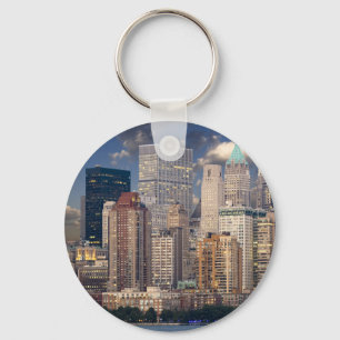 New York City Skyline Key Ring