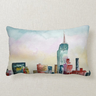 New York City Skyline Lumbar Cushion