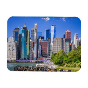 New York city skyline Magnet