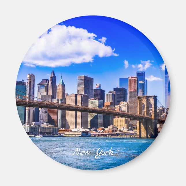 New York city skyline Magnet (Front)