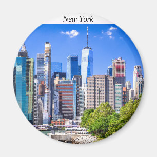 New York city skyline Magnet