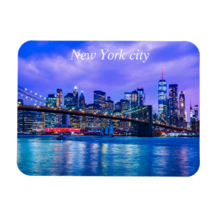 New York city skyline Magnet