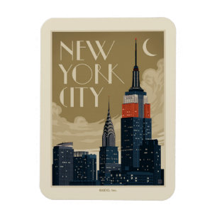 New York City Skyline Magnet