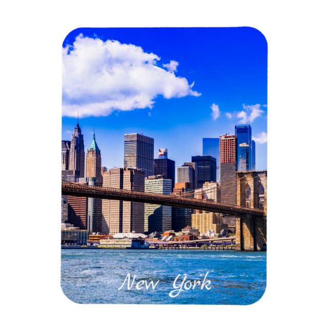 New York city skyline Magnet (Vertical)