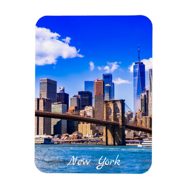 New York city skyline Magnet (Vertical)