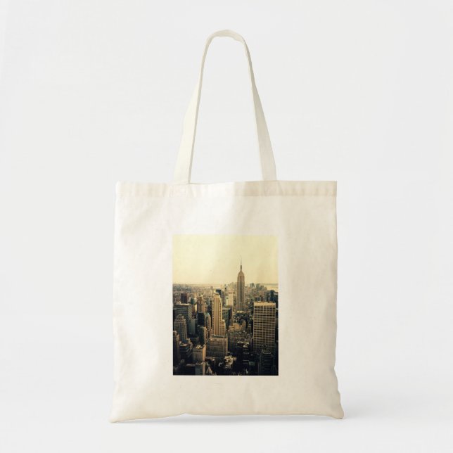 New York City Skyline Midtown Tote Bag (Front)