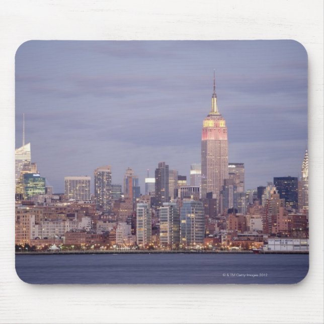 New York City Skyline Mouse Pad (Front)