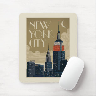 New York City Skyline Mouse Pad