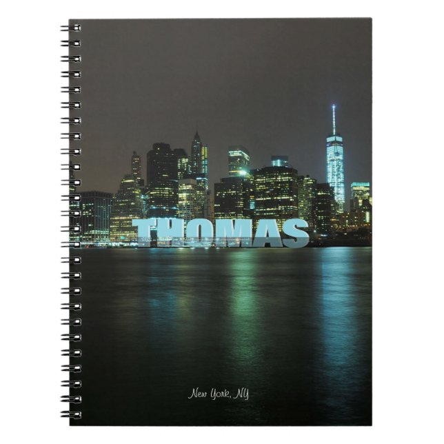 New York City Skyline | Name Notebook (Front)