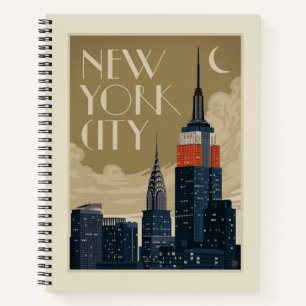 New York City Skyline Notebook