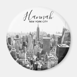 New York City Skyline Personnalised Magnet