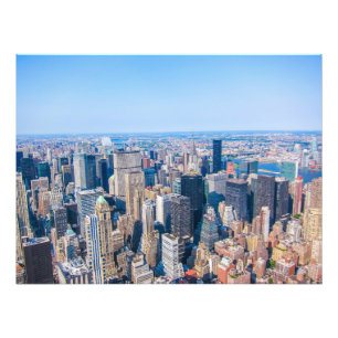 New York City Skyline Photo Building View Of City Print